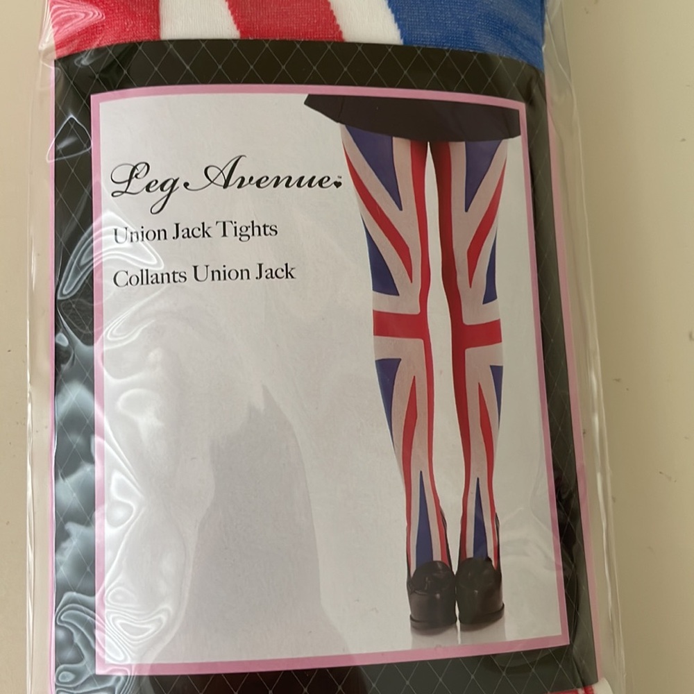 Leg Avenue Union Jack Flag Tights